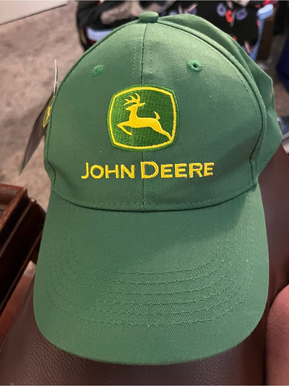 John Deere Green Hat with Yellow Logo